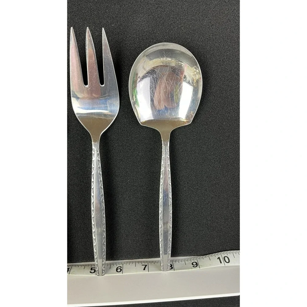 International Silver Luxury Stainless Flatware INS174 Spoon Serving Spoon Fork